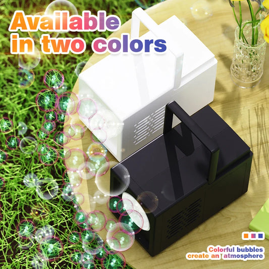 10 hole portable small bubble machine