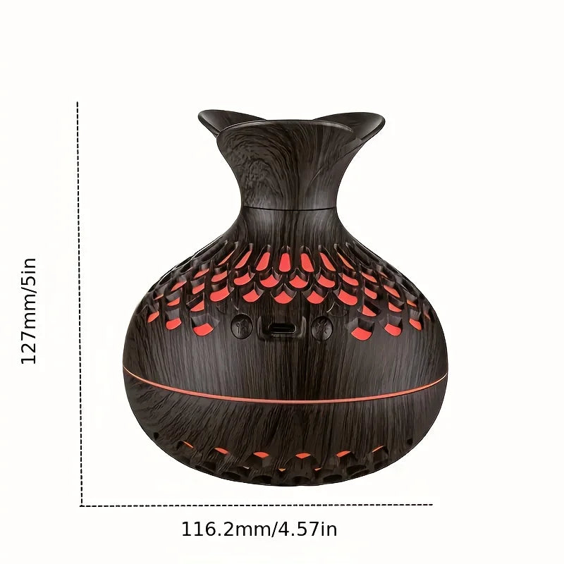 300ml wooden vase colorful