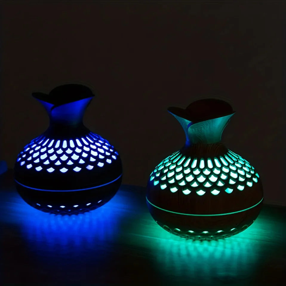 300ml wooden vase colorful